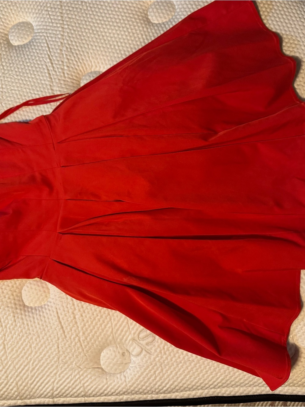 House of CB Strapless Red Fit-and-Flare Mini Dress - Picture 3 of 3